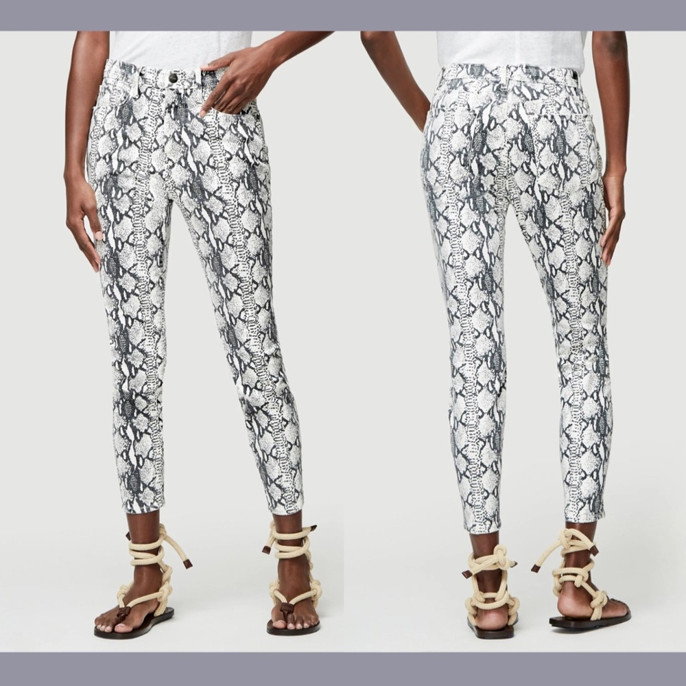 NWT FRAME [ 25 ] Ali Ultra High‎ Rise Python Ciga… - image 2